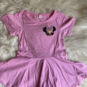 Toddler girl Minnie Mouse dress